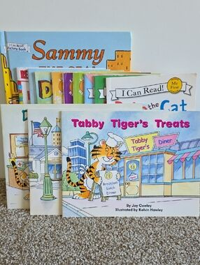 Early Readers Set Of 13 Books Pete The Cat, Eric Carle, Moby, Tabby Tiger & More